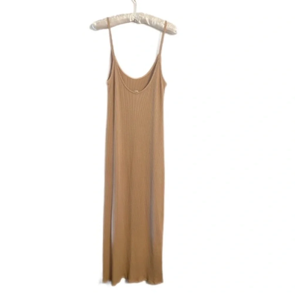 Hey Babe Tan Sleeveless Maxi Dress Size L